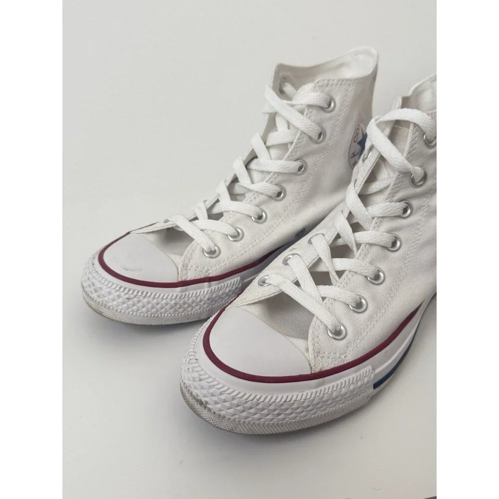 Converse Chuck Taylor All Star High-Top Optical White Sneakers - W 7.5